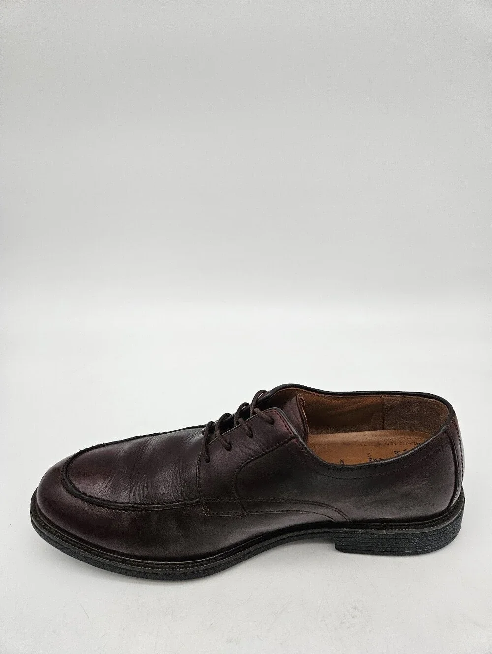 Johnston & Murphy Warner Sheepskin Oxford 20-7076 Mens Size 11M Brown Lace Up